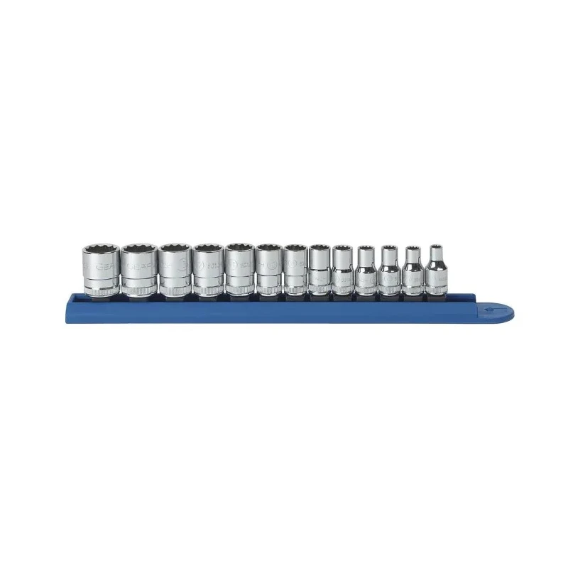 GearWrench 13-Piece 1/4 Inch Drive Bit, Deep, Driver, Plug Socket Standard Socket Set 80306