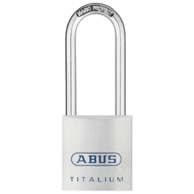 ABUS Weatherproof Titanium Padlock with 7 mm Shackle, 70 mm Length, 4 mm Width 80TI/40HB63