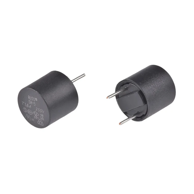 Eaton Non-Resettable Fuse Radial 1.6A 250V AC Time Delay Subminiature SR-5-1-6A-BK