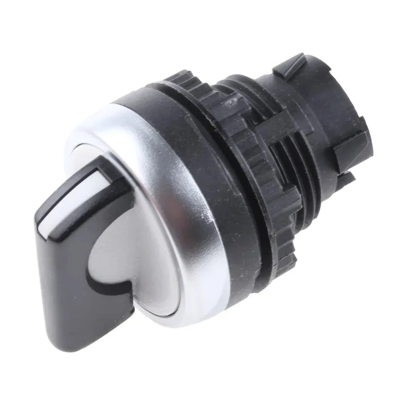 BACO Series 2 Position Selector Switch Head, 22 mm Cutout Diameter, IP65, Spring Return Operation L21KB03