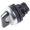 BACO Series 2 Position Selector Switch Head, 22 mm Cutout Diameter, IP65, Spring Return Operation L21KB03