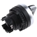 BACO Series 2 Position Selector Switch Head, 22 mm Cutout Diameter, IP65, Spring Return Operation L21KB03