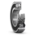 SKF Single Row Deep Groove Ball Bearing 75 mm ID 130 mm OD 25 mm Width Sheet Metal Cage Steel Balls Sealed 6215-2RS1