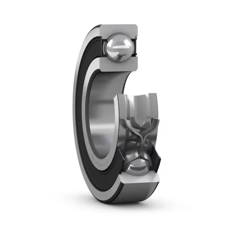 SKF Single Row Deep Groove Ball Bearing 75 mm ID 130 mm OD 25 mm Width Sheet Metal Cage Steel Balls Sealed 6215-2RS1