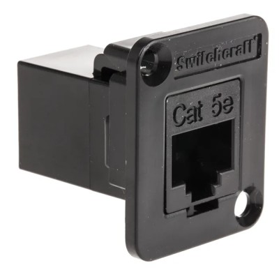Switchcraft EH Series 1 Port RJ45 Unshielded Cat5e Adapter EHRJ45P5ERS