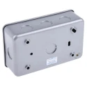 RS PRO 13A Grey 2 Gang Surface Mount Plug Socket Indoor Type G British 230V 768-3508