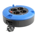 RS PRO Cable Reel 5 m Length 4 Socket Type F German Schuko 230V ac 4.8A Current 768-4440