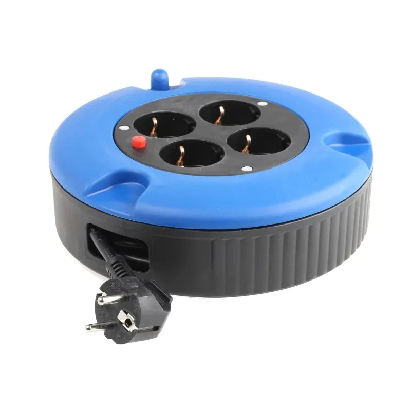 RS PRO Cable Reel 5 m Length 4 Socket Type F German Schuko 230V ac 4.8A Current 768-4440