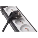 brennenstuhl Premium-Line Extension Lead Kit 1.8 m Cable Length, 4 Type E French Sockets, 230V, IP20, Switchable 1951544100