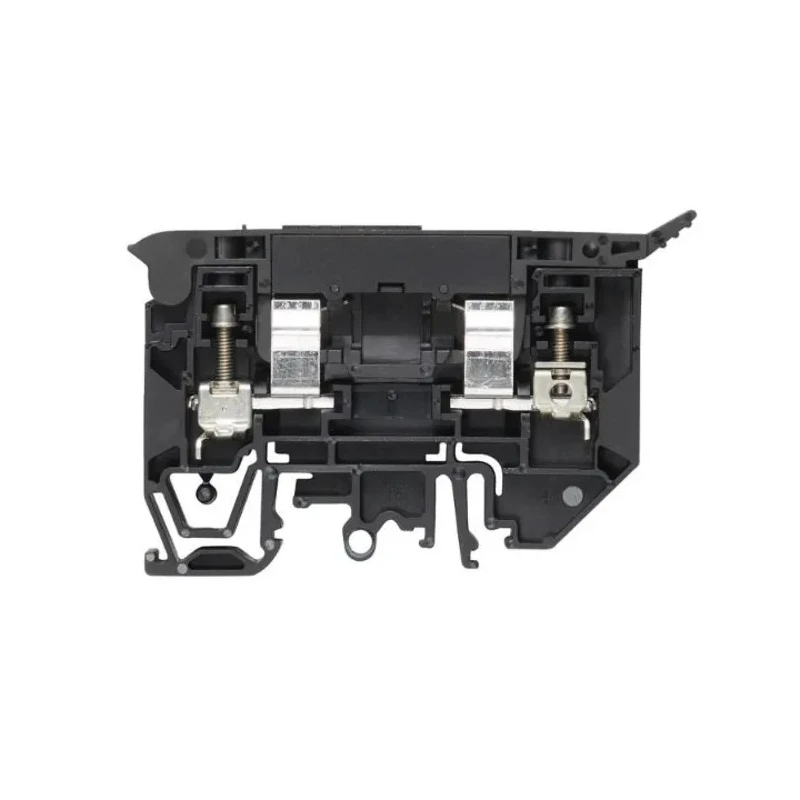 Weidmüller W Series Fused DIN Rail Terminal Black 4mm² 1-Level Fused Screw 1880430000