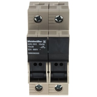Weidmüller W Series Fused DIN Rail Terminal Block Beige, 1-Level, Screw Termination, 690V, 32A, 36mm Pitch 1966090000