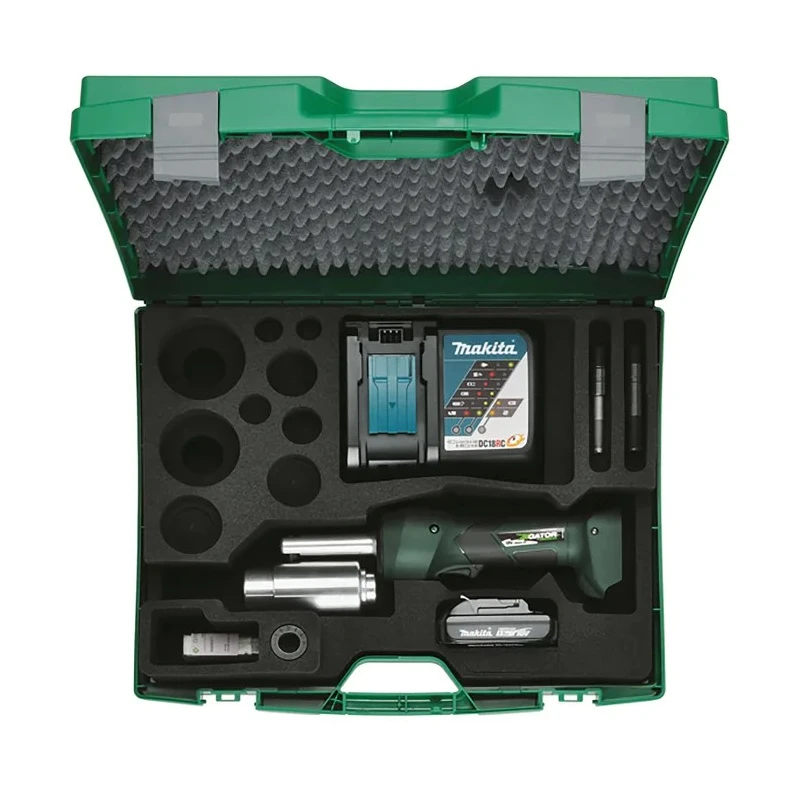 Greenlee Punch & Die Set, 138 x 138 mm Special Shape Punch, 150/63 mm Round Punch, Round & Square Hole, Hydraulic LS50Lflex