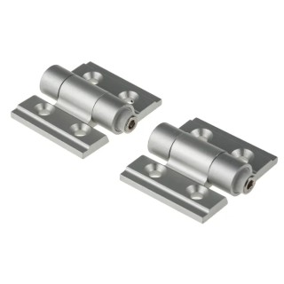 RS PRO Anodised Polyamide Friction Hinge Screw Fixing 35 mm x 30 mm x 5.3 mm 770-2983