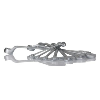 Gedore 8-Piece Ring Spanner Set 7/16 to 1 in Vanadium Steel Chrome Finish 1 B-08 A