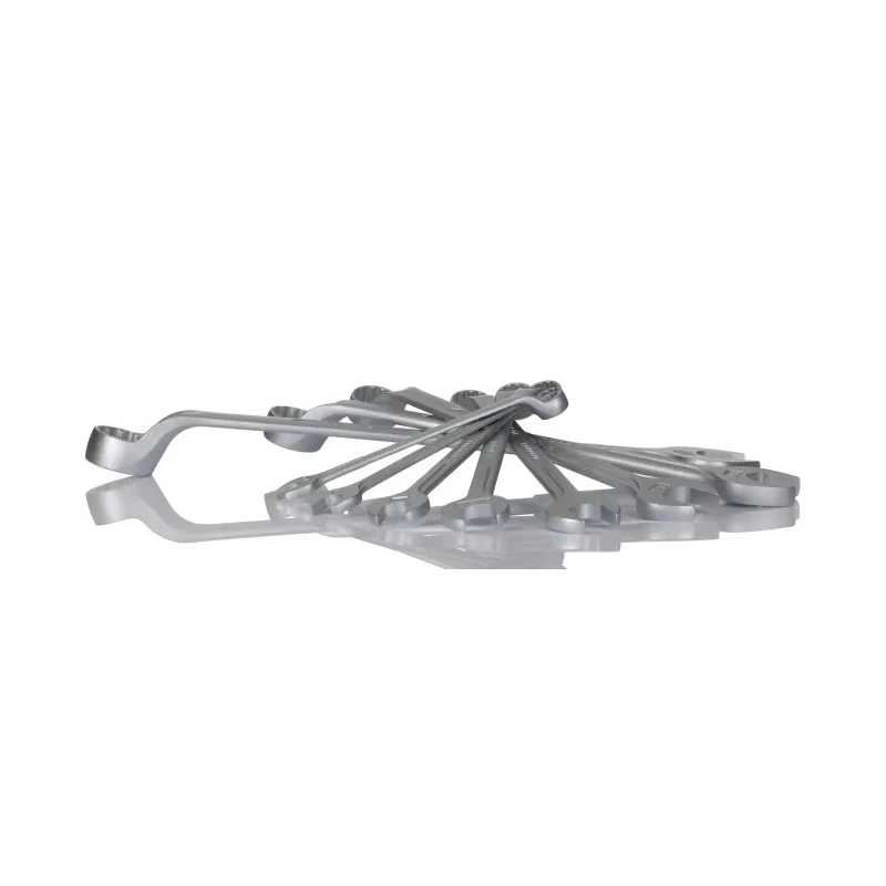 Gedore 8-Piece Ring Spanner Set 7/16 to 1 in Vanadium Steel Chrome Finish 1 B-08 A