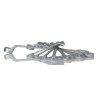 Gedore 8-Piece Ring Spanner Set 7/16 to 1 in Vanadium Steel Chrome Finish 1 B-08 A
