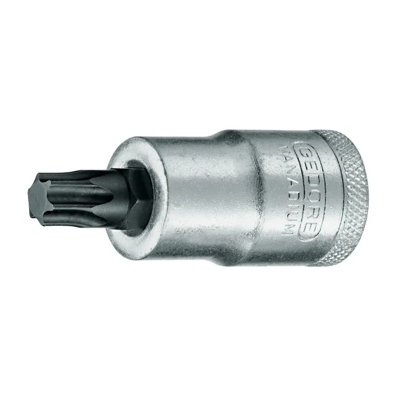 Gedore Screwdriver Bit 12.7 mm Square Drive 55 mm Overall Length ITX 19 T27