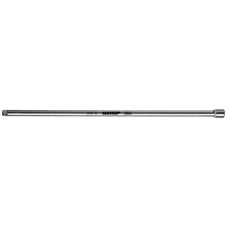 Gedore 6.35 mm Square Drive Chrome Vanadium Steel Extension Socket 305mm Overall Length 2090-12