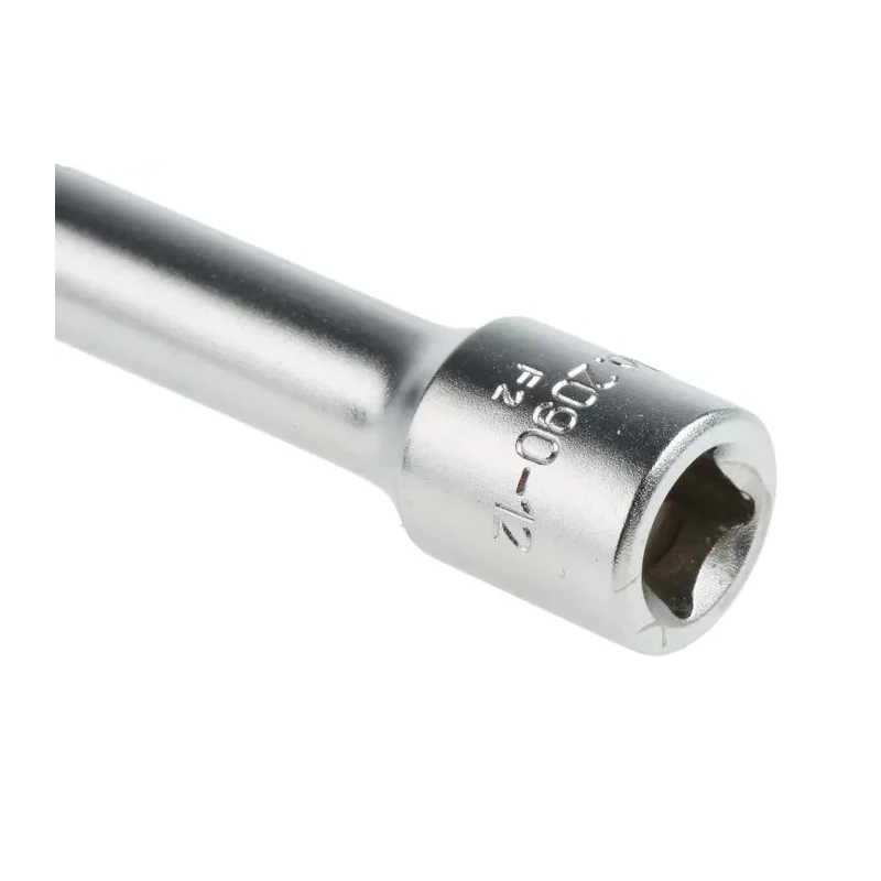 Gedore 6.35 mm Square Drive Chrome Vanadium Steel Extension Socket 305mm Overall Length 2090-12