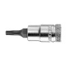 Gedore Screwdriver Bit, 6.35 mm Drive Size, T25 Torx Tip, 37 mm Overall Length, Vanadium Steel, Torx Drive ITX 20 T25