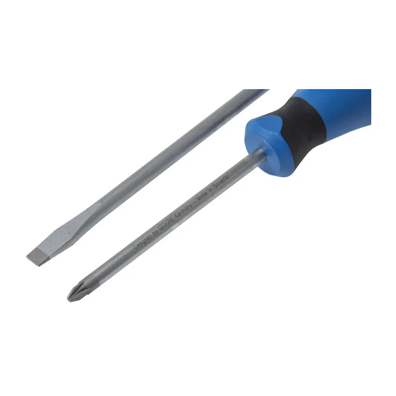 Gedore Standard Screwdriver Set, Pozidriv and Slotted Tips, 6-Piece 2150-2160 PZ-06