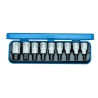 Gedore 9-Piece 1/2 in Hexagon Socket Set Chrome Vanadium Steel Material IN 19 PM