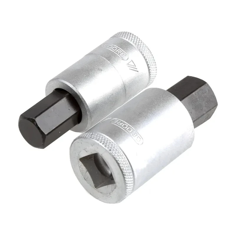 Gedore 9-Piece 1/2 in Hexagon Socket Set Chrome Vanadium Steel Material IN 19 PM