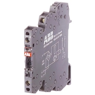 ABB R600 Series Solid State Relay DIN Rail Mount 24V Load 1SNA645547R0200 OBRIC0100-5-12VDC