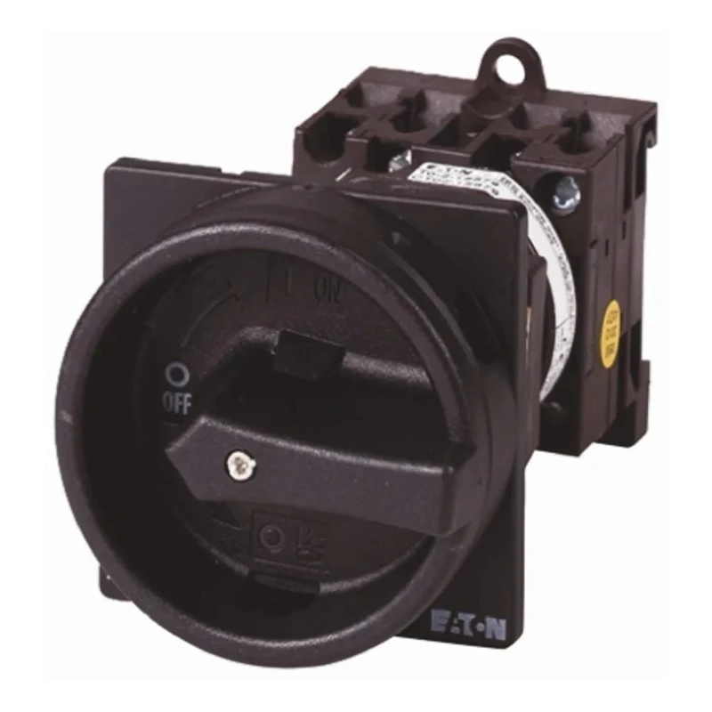 Eaton 3-Pole Rear Isolator Switch IP65, 32A, 15 kW, Black Handle, Screw Terminal, P1-32 Series 