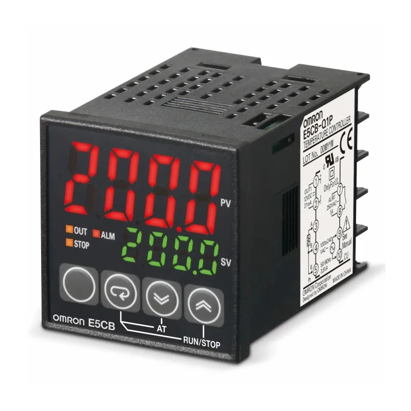 Omron Panel Mount PID Temperature Controller 1 Input, 1 Output Relay, 240V AC On-Off E5CB