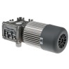 Mini Motor MC Reversible Worm AC Geared Motor 74 W, 3 Phase, 24-Pole, 230V/400V, Aluminium Shaft, Flange and MC 320P2T 70 B3
