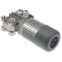 Mini Motor MC Reversible Worm AC Geared Motor 74 W, 3 Phase, 24-Pole, 230V/400V, Aluminium Shaft, Flange and MC 320P2T 70 B3