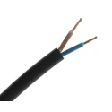 RS PRO 2 Core Power Cable Black 1.5mm² 450/750V 60°C 100m H07RN-F 773-9039