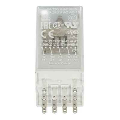 ABB Power Relay, 24V AC Coil, 6A Switching Current, SPDT Contact Configuration 1SVR405613R0000 CR-M024AC4