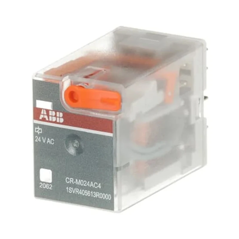ABB Power Relay, 24V AC Coil, 6A Switching Current, SPDT Contact Configuration 1SVR405613R0000 CR-M024AC4