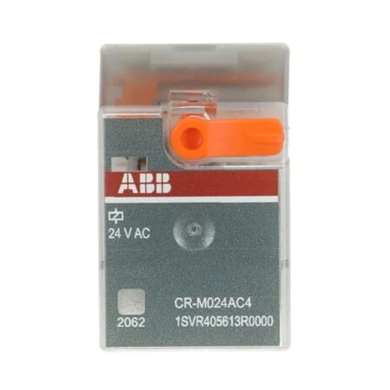 ABB Power Relay, 24V AC Coil, 6A Switching Current, SPDT Contact Configuration 1SVR405613R0000 CR-M024AC4
