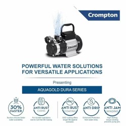 Buy Crompton 0.5 HP 0.37KW Self Priming Pump Mini Masterplus-II