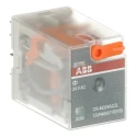 ABB Snap-On Interface Relay 24V AC Coil 12A Switching Current SPDT 1SVR405611R0100 CR-M024AC2L