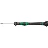 Wera Precision Screwdriver with T6 Tip, 40 mm Blade Length, 137 mm Overall Length, Bi-Material Handle, Chrome 05118042001