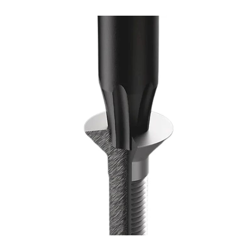 Wera Precision Screwdriver with T6 Tip, 40 mm Blade Length, 137 mm Overall Length, Bi-Material Handle, Chrome 05118042001
