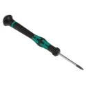 Wera Precision Screwdriver with T6 Tip, 40 mm Blade Length, 137 mm Overall Length, Bi-Material Handle, Chrome 05118042001