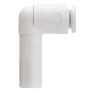 SMC Brass Pneumatic Fitting Electroless Nickel Plated KQ2L04-08A