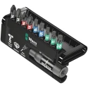 Wera Hex Hex Screwdriver Bit Set, 10 Pieces, Diamond Tipped, 1/4 in Drive, DIN ISO 1173-C 6.3 and E 6.3 05057680001