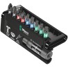 Wera Hex Hex Screwdriver Bit Set, 10 Pieces, Diamond Tipped, 1/4 in Drive, DIN ISO 1173-C 6.3 and E 6.3 05057680001