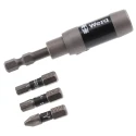Wera Hex Hex Screwdriver Bit Set, 10 Pieces, Diamond Tipped, 1/4 in Drive, DIN ISO 1173-C 6.3 and E 6.3 05057680001