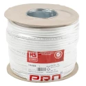 RS PRO 3 Core White Polyvinyl Chloride Power Cable 0.75mm² 300V Flame Retardant 100m 70°C 775-5858