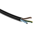 RS PRO 3 Core Power Cable Black 2.5mm² 70 °C 100 m Polyvinyl Chloride 775-6135