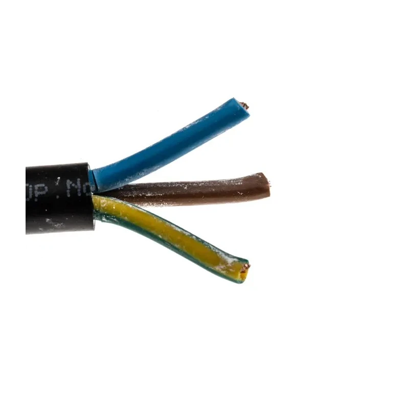 RS PRO 3 Core Power Cable Black 2.5mm² 70 °C 100 m Polyvinyl Chloride 775-6135