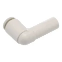 SMC Polybutylene Terephthalate Electroless Nickel Plated Elbow Tube-to-Tube Pneumatic Fitting Push In 6 mm to 8 mm KQ2L06-08A