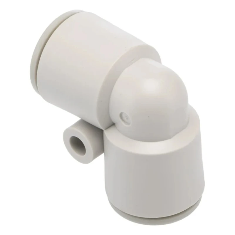 SMC Polybutylene Terephthalate Pneumatic Union Elbow Fitting Push In 12 mm x 10 mm, 10 bar Max Pressure KQ2L12-00A